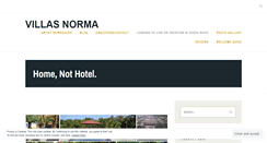 Desktop Screenshot of normasvillas.com